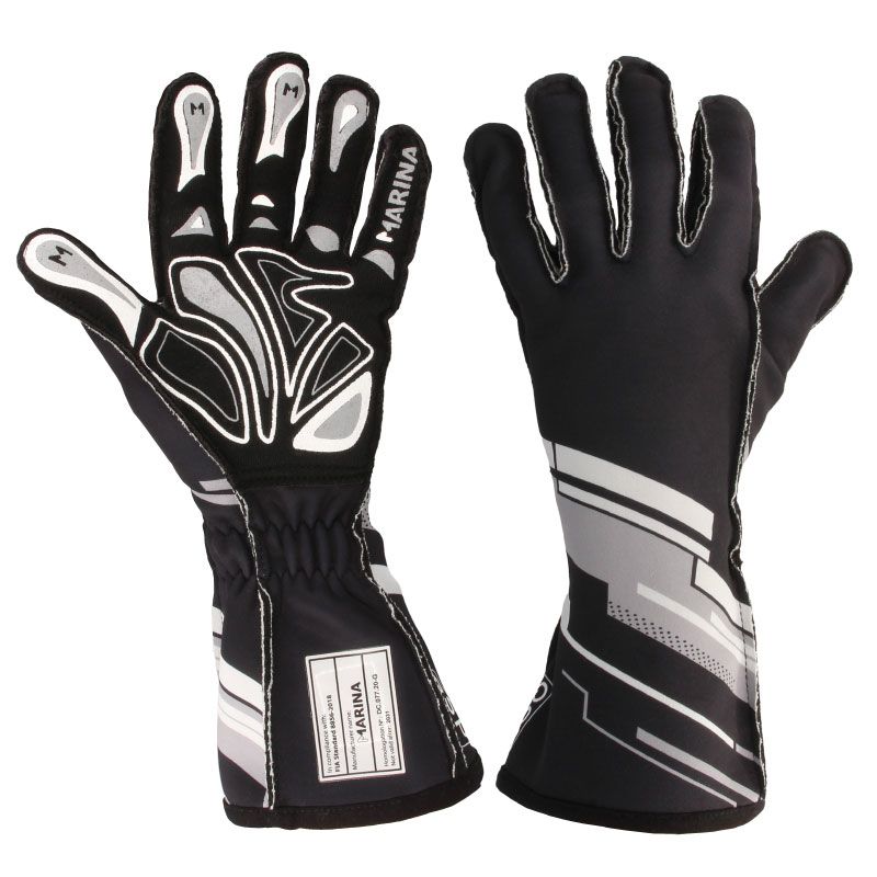 QSP Grip FIA Gloves Black