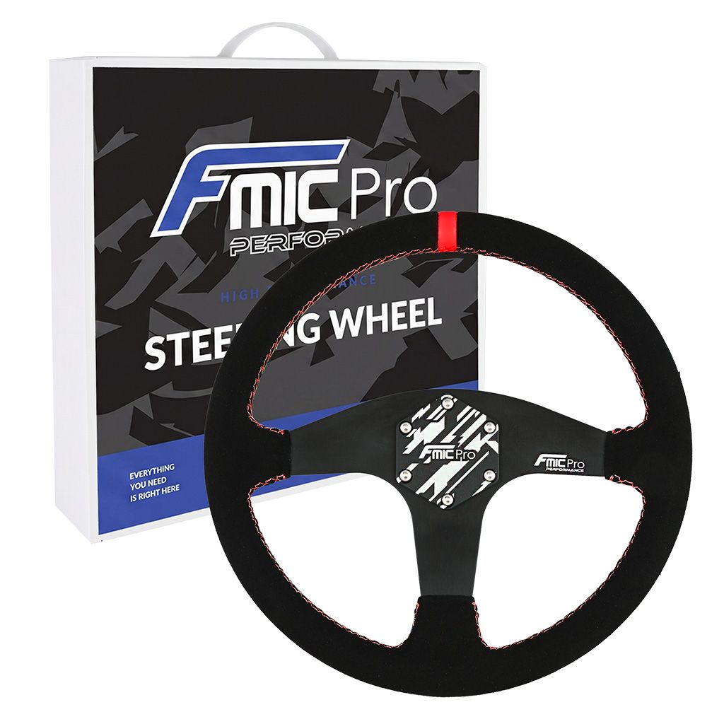 Sport Steering Wheel FMIC.Pro Classic suede 350mm offset 33mm