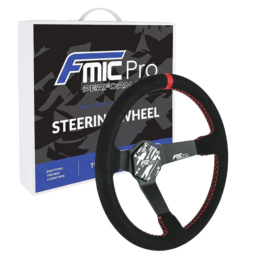 Sport Steering Wheel FMIC.Pro Track suede 350mm offset 90mm