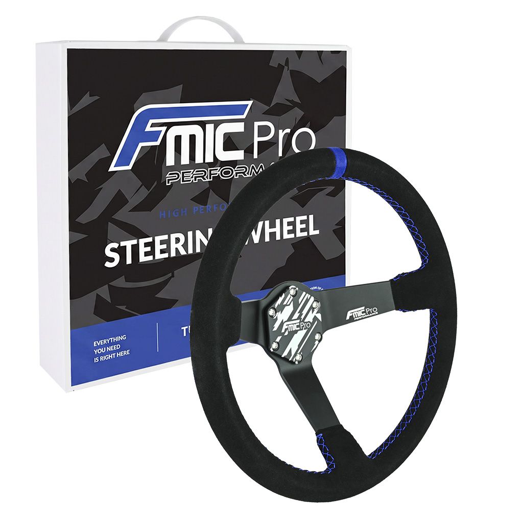 Sport Steering Wheel FMIC.Pro Track suede 350mm offset 90mm