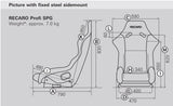 RECARO 070.91.032 Race Seat Profi SPG (FIA) Black Velour
