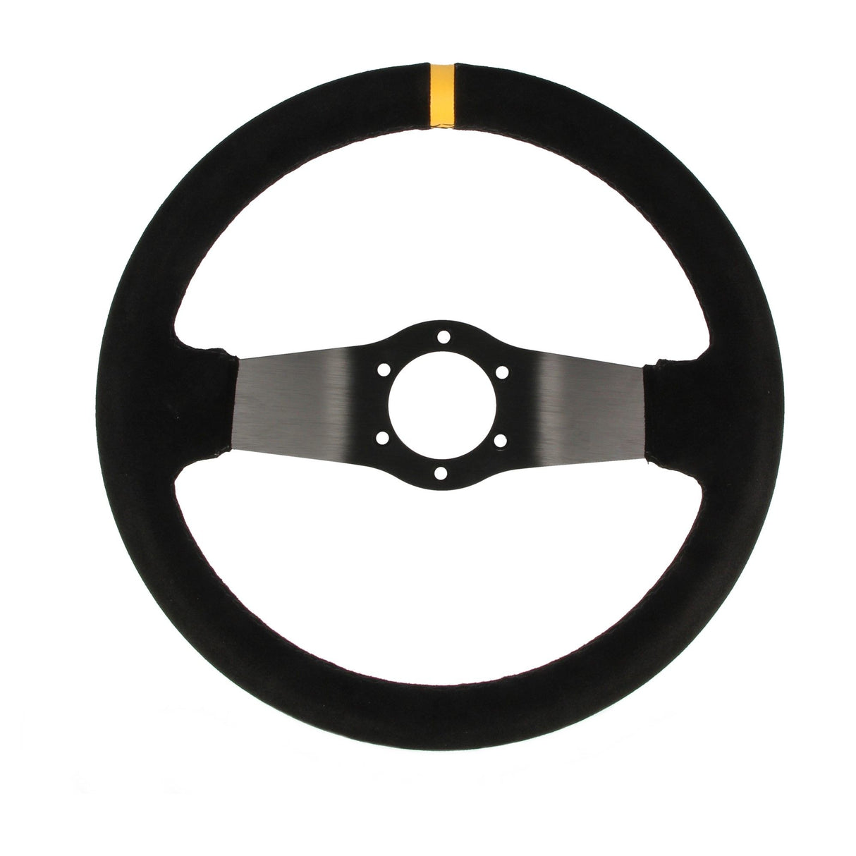 QSP Sports steering wheel suede 320 mm deep 65 mm
