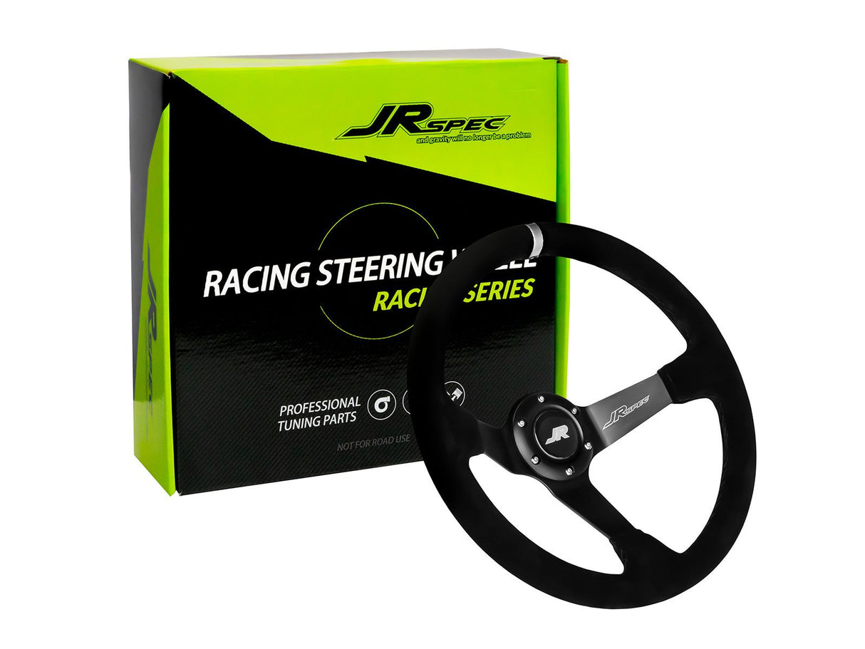 JRspec sports steering wheel 350mm diameter 80mm offset
