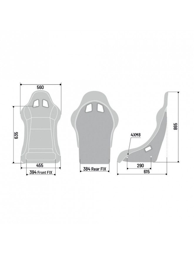 Sparco Seat REV QRT FIA Approved 8855-1999